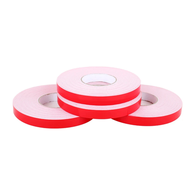 Resistencia a los rayos UV 1 Rollo de cinta adhesiva de espuma doble para el aire acondicionado Película roja