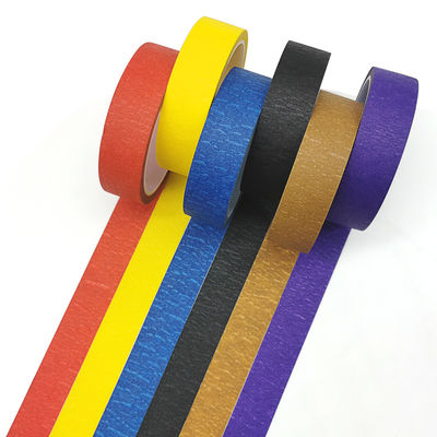 El enmascarar fácil de la cáscara del color de encargo directo de la manufactura de cinta de papel para las líneas agudas de los pintores
