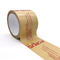 Caja adhesiva del derretimiento caliente que sella lado de encargo de cinta de papel de Kraft el solo