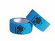 Cinta aislante coloreada embalaje impresa azul del paño para la fuerza de alta resistencia de adornamiento