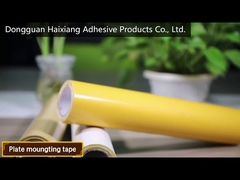 Double sided flexo plate mounting adhesive tape for flexographic printing