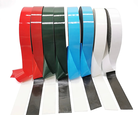 Cinta de montaje de placas resistentes a los rayos UV de 24 mm con adhesivo de fusión en caliente y revestimiento de papel