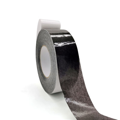 cinta adhesiva echada a un lado doble del tejido del negro de la anchura de 72m m