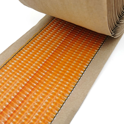 Cinta adhesiva amarilla única para alfombras de doble cara extraíble para uso interior y exterior