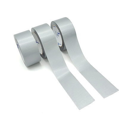 1 pulgada de cinta adhesiva de tela de plata con adhesivo de un solo lado para sellar el cartón