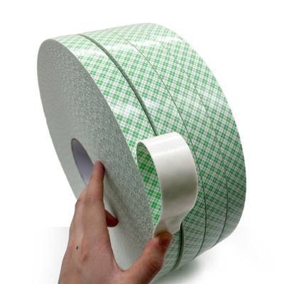 Cintas de espuma de PU doblemente recubiertas 1 mm Adesivo acrílico blanco 24 m