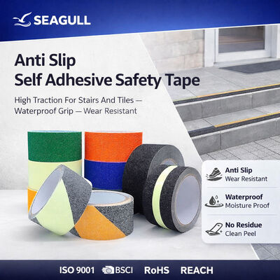 PVC Non Slip Stair Tape Durable Anti Skid Safety Tape For Industrial Commercial Residential Staircases