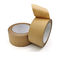 Cinta de goma durable impermeable del papel de Brown Kraft para el empaquetado del envío del cartón