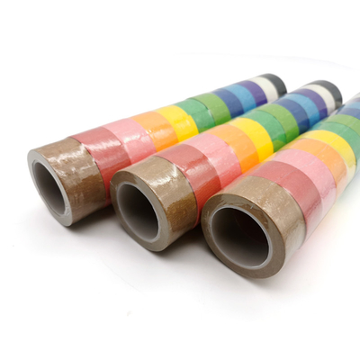 Multi coloreada graban tamaño de encargo pelan apagado la cinta fácilmente adhesiva