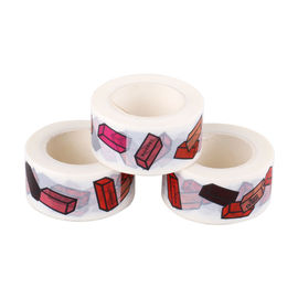 Envoltorio para regalos sin residuo decorativo fino del pegamento de goma de la cinta de Washi de 2 pulgadas