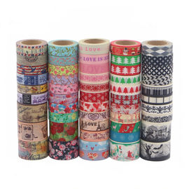 Envoltorio para regalos fuerte modelado tela linda del libro de recuerdos de la adherencia de la cinta de Washi