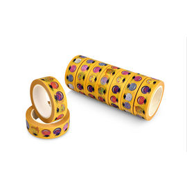 Cinta adhesiva de papel flaca estupenda de Washi para el paquete del regalo/decorativo impresa