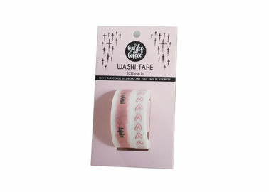 Base plástica impresa aduana Washi de cinta de papel