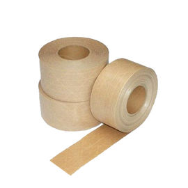 Cinta adhesiva reforzada resistente del papel de Kraft del color de Brown para embalar