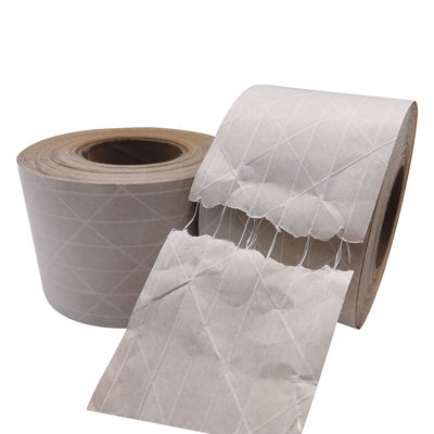 El agua espesada amarilla activó Kraft de cinta de papel para el lacre de la caja
