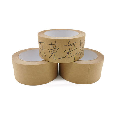 cinta adhesiva de papel programable de 120mic Kraft para el lacre