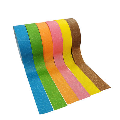 Cinta adhesiva coloreada multi de codificación decorativa de los pintores de DIY para la pintura interior