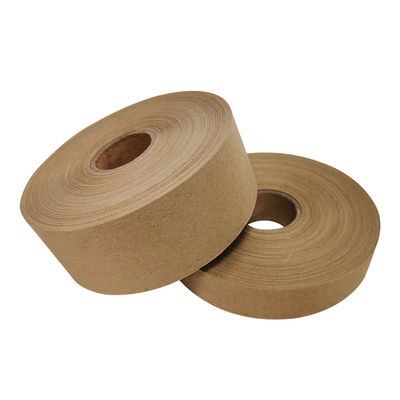 Embalaje activado agua de Brown Kraft de cinta de papel para el lacre de la caja de la caja del cartón