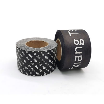 Derretimiento adaptable Kraft auto-adhesivo de Logo Black Single Sided Hot de cinta de papel
