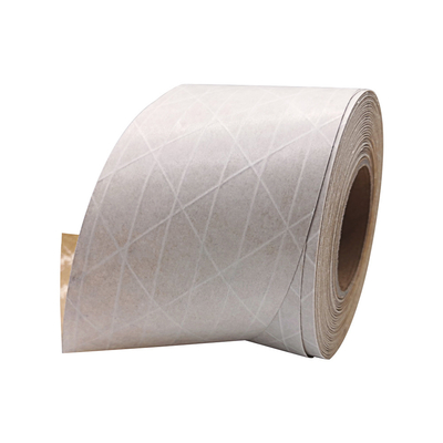 Derretimiento caliente de encargo blanco Kraft adhesivo de la protección del medio ambiente de cinta de papel
