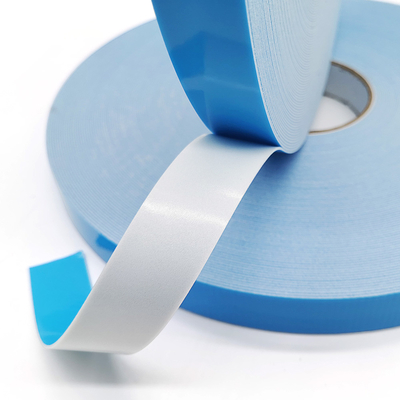 La alta adherencia PE azul adaptable hace espuma cinta echada a un lado doble para la fijación